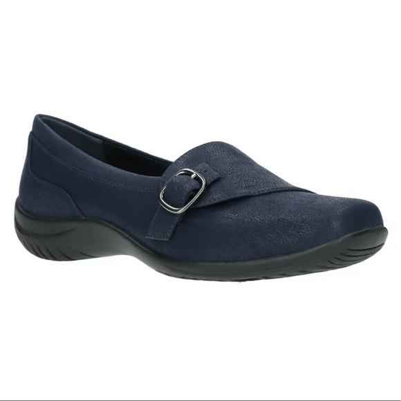 New Easy Street Comfort Wave Navy Blue Slip on Flats Womens shoes size 7.5 - Picture 1 of 15